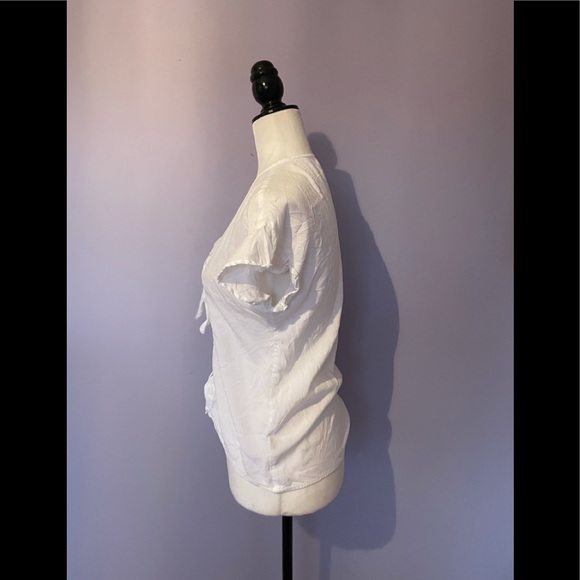 Anthropologie Cloth & Stone Tie-Front Blouse - Picture 7 of 7